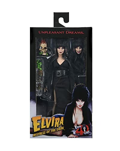 Elvira Mistress of the Dark action figure in box.