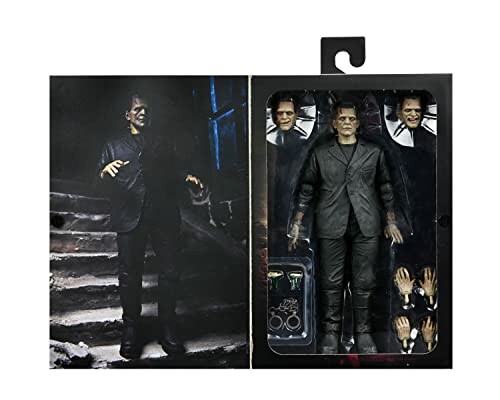 Frankenstein action figure set with multiple heads and hands