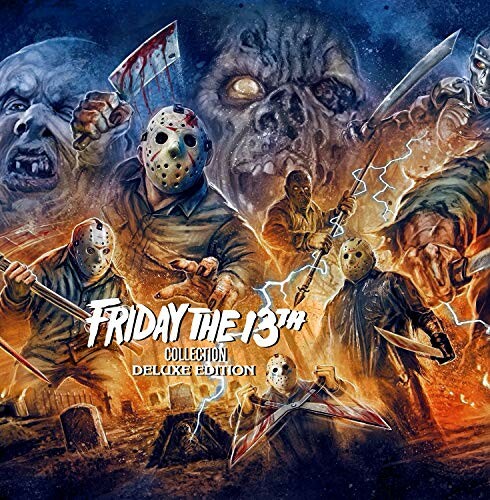 Collage of horror characters from Friday the 13th series