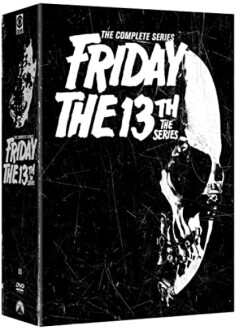 Cover of Friday the 13th: The Complete Series with a skull design