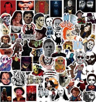 200 Pcs Horror Stickers