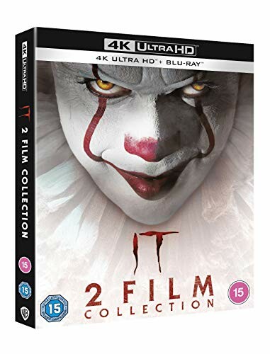 4K Ultra HD Blu-ray cover of IT 2 Film Collection featuring a clown face