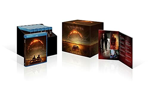 Supernatural complete series Blu-ray box set with booklet.