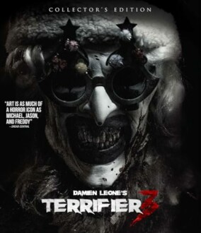 Terrifier 3 Collector's Edition cover featuring a sinister clown face.