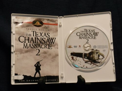 The Texas Chainsaw Massacre 2 DVD case and disc.