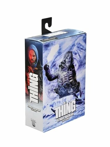 The Thing Ultimate MacReady action figure box with icy design.