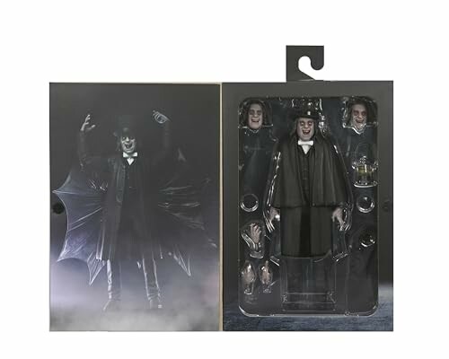 Vampire action figure set with multiple faces and accessories.